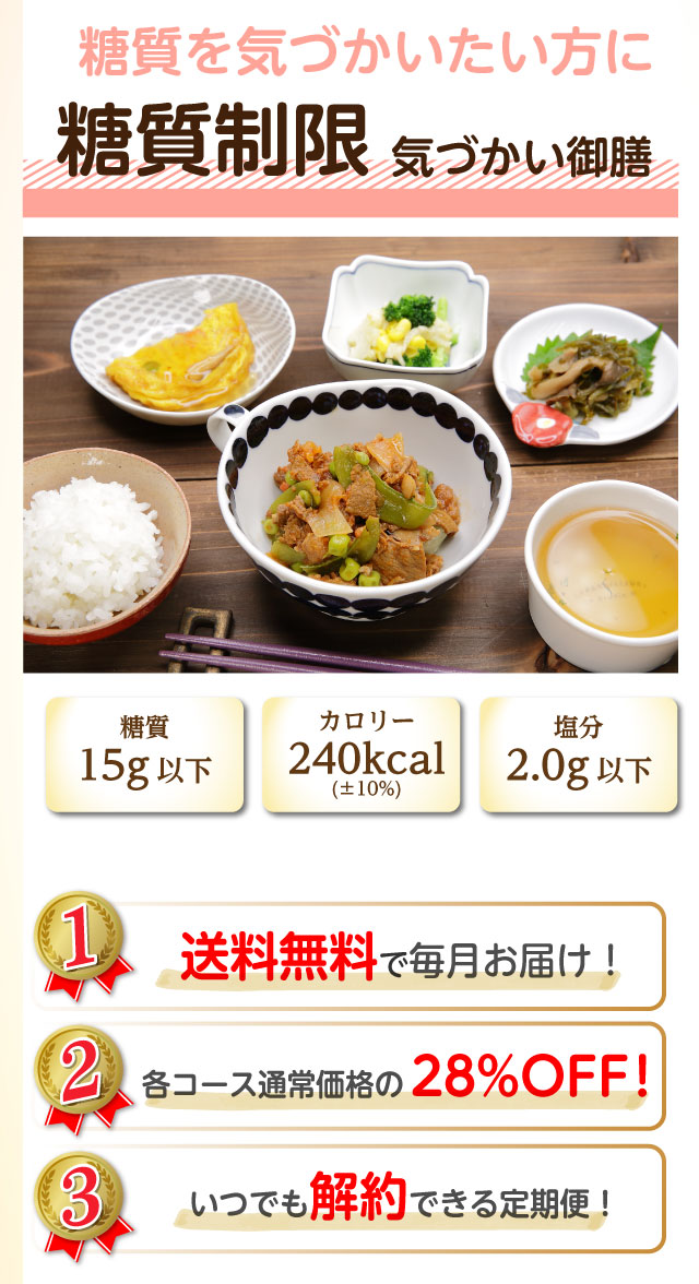 糖質制限気づかい御膳