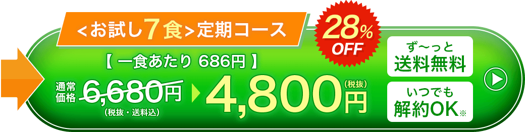 糖質制限気づかい御膳 お試し7食定期コース