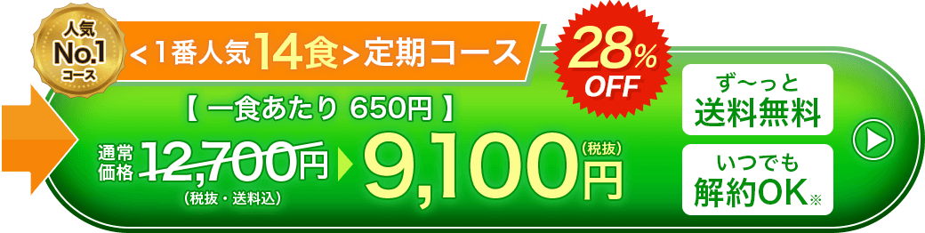 糖質制限気づかい御膳 1番人気14食定期コース